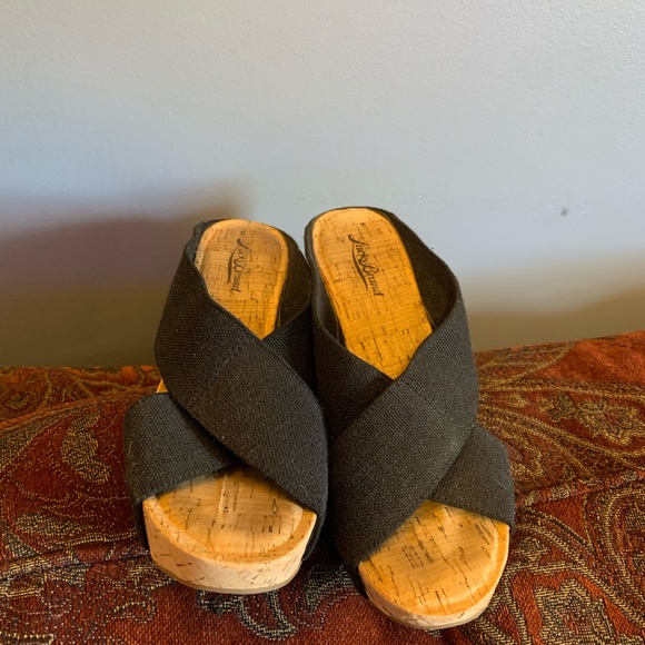 Lucky Brand Miller Cork Wedges - Picture 1 of 6